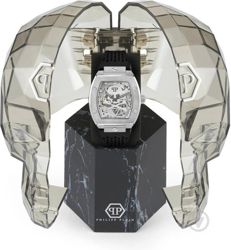 Наручные часы The $keleton Philipp Plein silver (Ppwbaa2123) - фото 3 Наручные часы The $keleton Philipp Plein silver (Ppwbaa2123) - фото 3