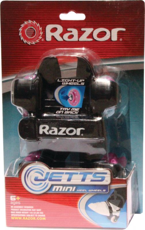 Роликові ковзани Razor Jetts Mini Pink 750843 чорно-рожевий - фото 4