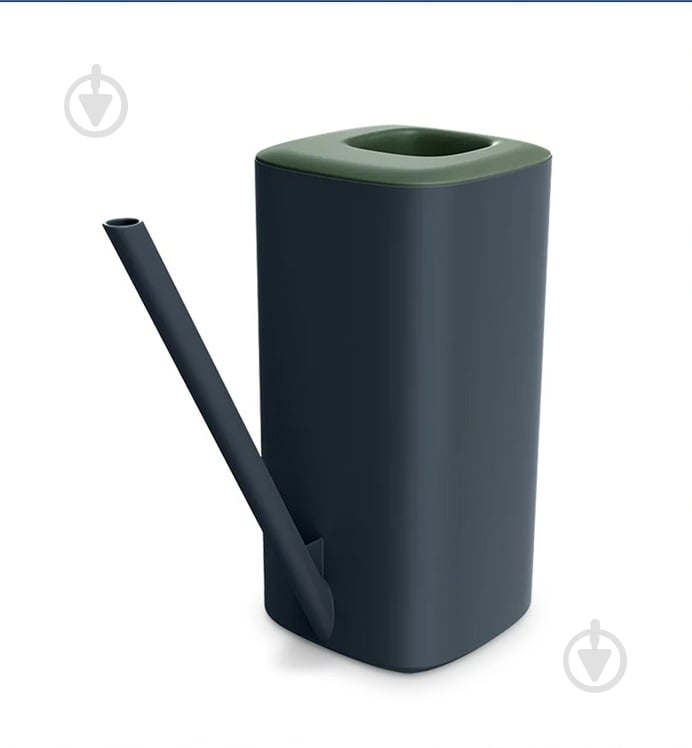 Лейка для цветов PRP TUBI 1,6 л, антрацит/темно-зеленая - фото 1