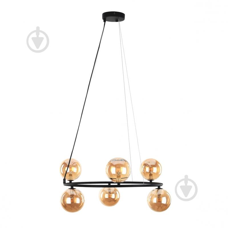 Люстра подвесная TK Lighting ANABELLE 6906 6xG9 янтарный - фото 1