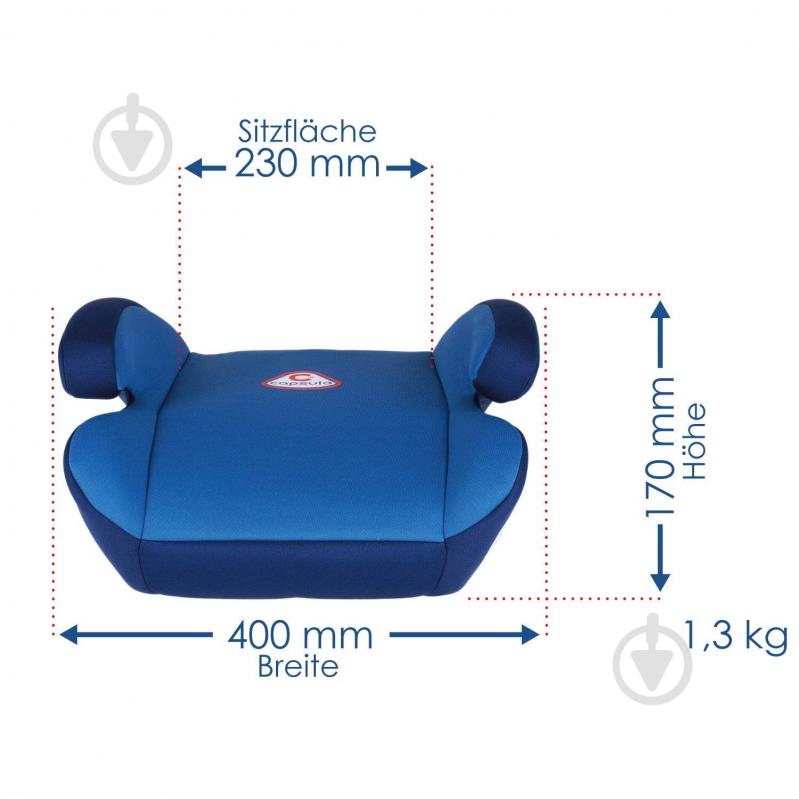 Автокресло-бустер Capsula JR4 Blue синий 774040 - фото 4