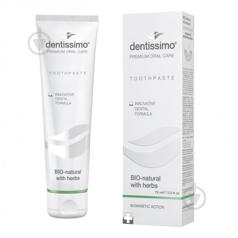 Зубна паста Dentissimo 1+1 PRO WHITENING+Bio Herbs 75+75 мл - фото 2