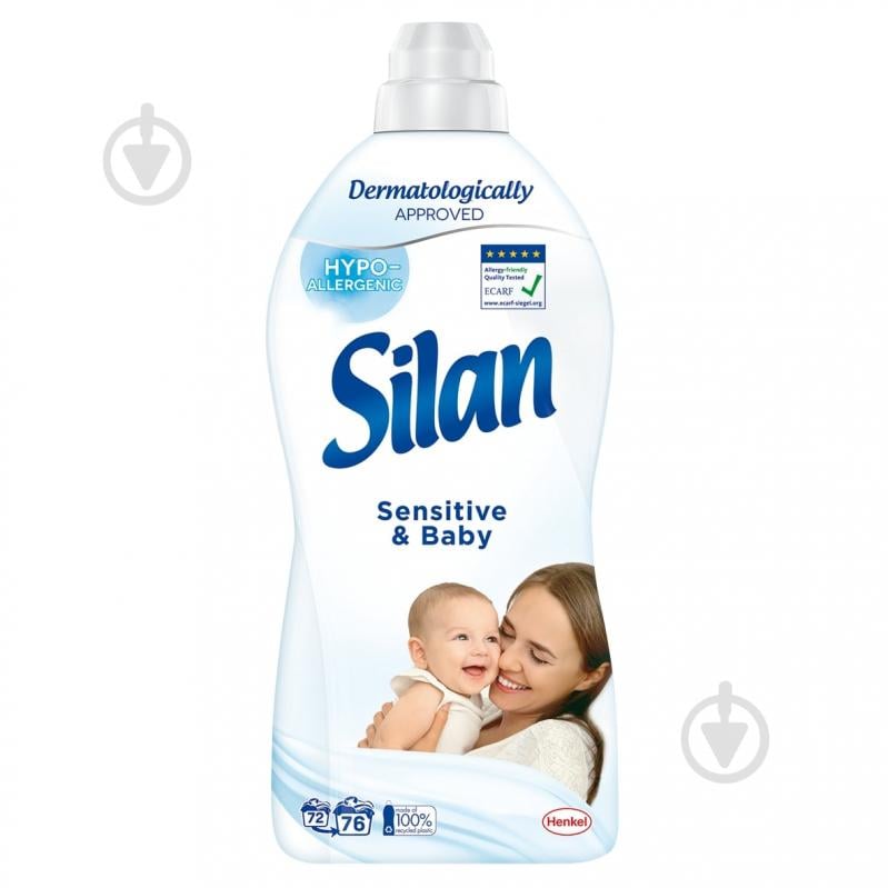 Кондиционер-ополаскиватель Silan Sensitive & Baby 1,672 л - фото 1