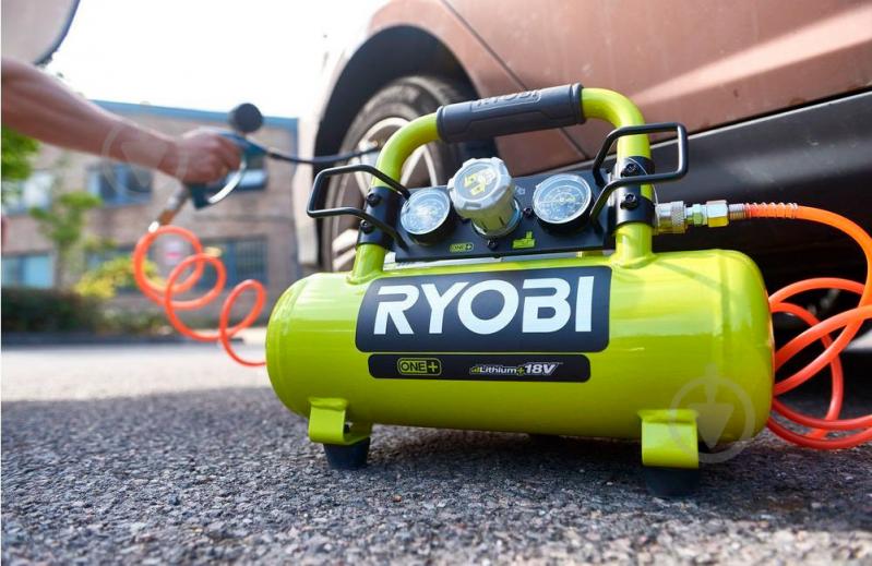 Компресор автомобільний RYOBI R18AC-0 ONE+ - фото 7