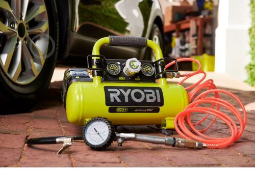 Компресcор автомобильный RYOBI R18AC-0 ONE+ - фото 10