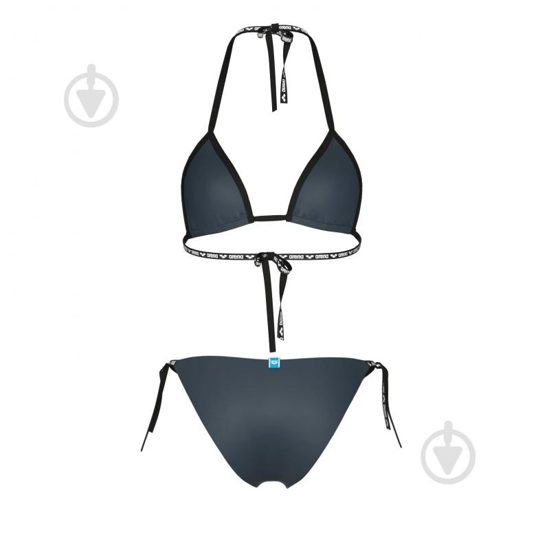 Купальник Arena SOLID BIKINI TRIANGLE 009397-500 р.36 серый - фото 7