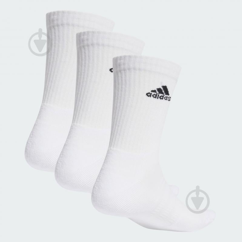 Шкарпетки Adidas C SPW CRW 3P HT3446 р.XL білий 3 шт. - фото 3 Шкарпетки Adidas C SPW CRW 3P HT3446 р.XL білий 3 шт. - фото 3