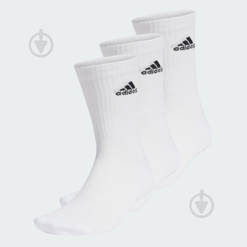 Шкарпетки Adidas C SPW CRW 3P HT3446 р.XL білий 3 шт. - фото 2 Шкарпетки Adidas C SPW CRW 3P HT3446 р.XL білий 3 шт. - фото 2