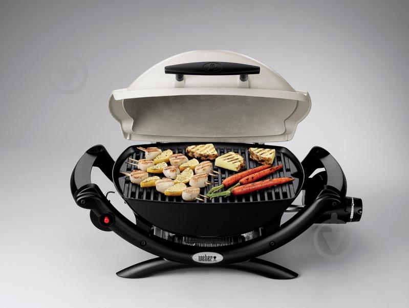 Гриль газовый Weber Q 1000 титановый - фото 3