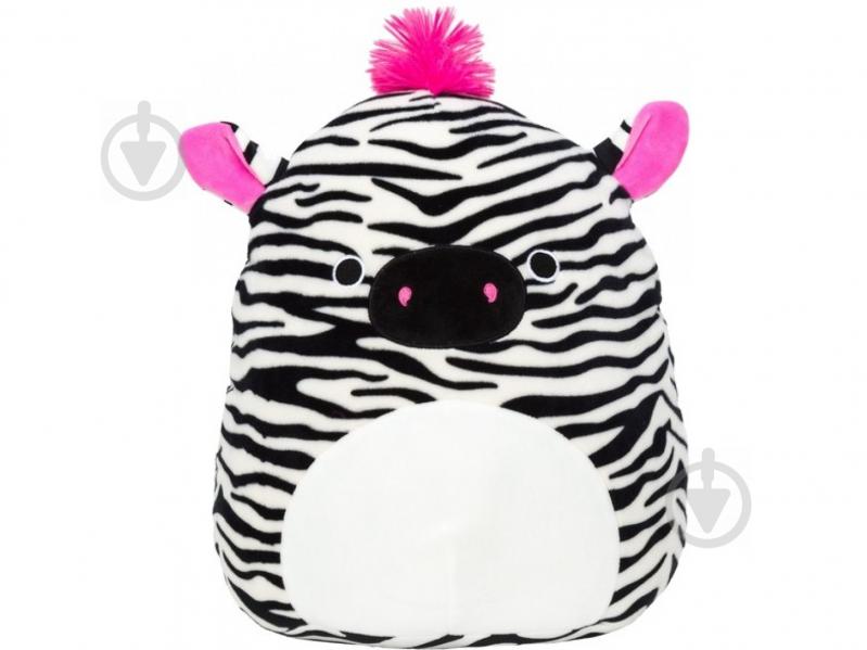 М'яка іграшка Jazwares Squishmallows Зебра Трейсі 20 см чорний із білим SQIF20-8ZB - фото 1