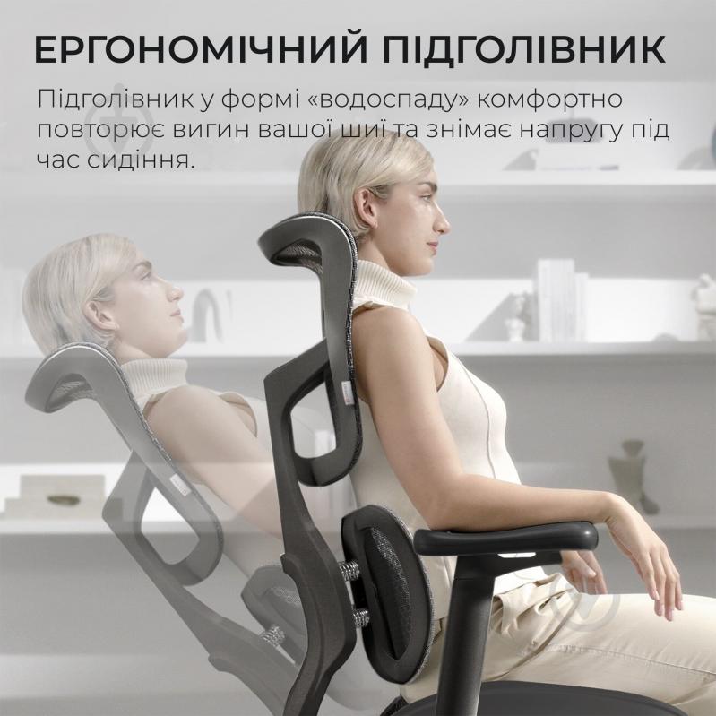 Кресло офисное Sihoo DORO S100 Mesh Black черный - фото 15 Кресло офисное Sihoo DORO S100 Mesh Black черный - фото 15