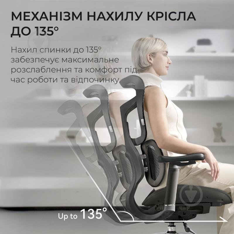 Кресло офисное Sihoo DORO S100 Mesh Black черный - фото 14 Кресло офисное Sihoo DORO S100 Mesh Black черный - фото 14