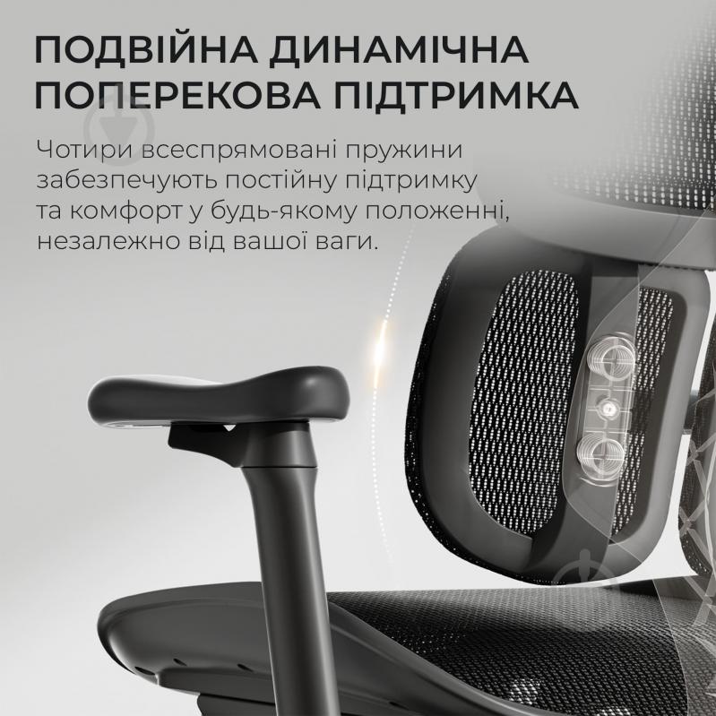 Кресло офисное Sihoo DORO S100 Mesh Black черный - фото 16 Кресло офисное Sihoo DORO S100 Mesh Black черный - фото 16