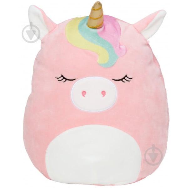 Мягкая игрушка Jazwares Squishmallows Розовый единорог Айлин 20 см розовый SQIF20-8PU - фото 1