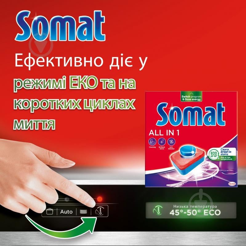 Таблетки для ПММ Somat Все в 1 110 шт. - фото 4