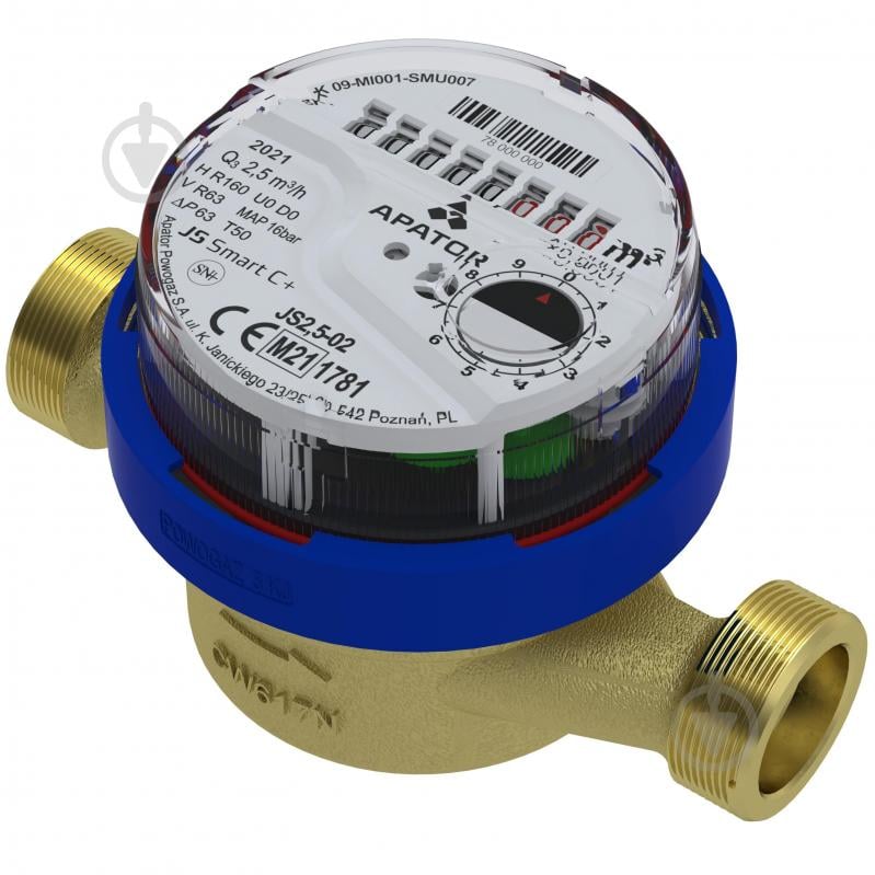 Счетчик холодной воды Apator JS 4,0 Ду20 Smart С+ - фото 1 Счетчик холодной воды Apator JS 4,0 Ду20 Smart С+ - фото 1