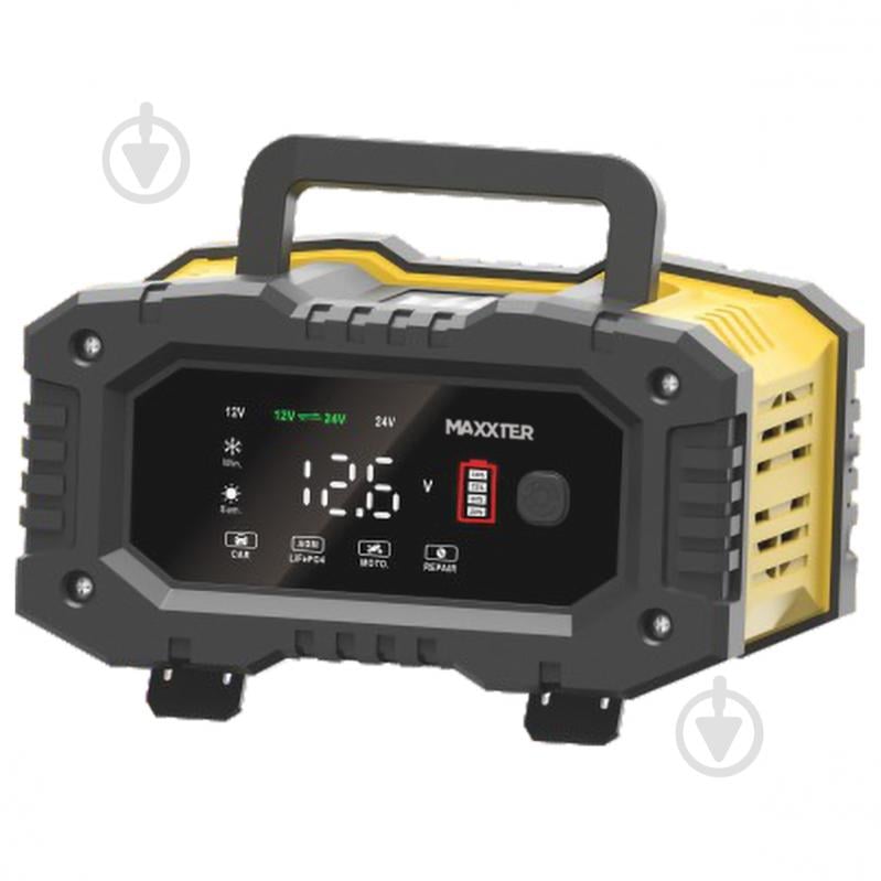Автомобільний зарядний пристрій Maxxter 10 А (MX-CHR-1224V10P) - фото 1
