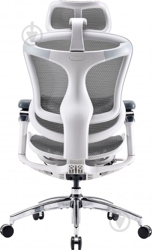 Кресло офисное Sihoo DORO C300 Pro Mesh White (DORO-C300-PRO-M102) серый - фото 5