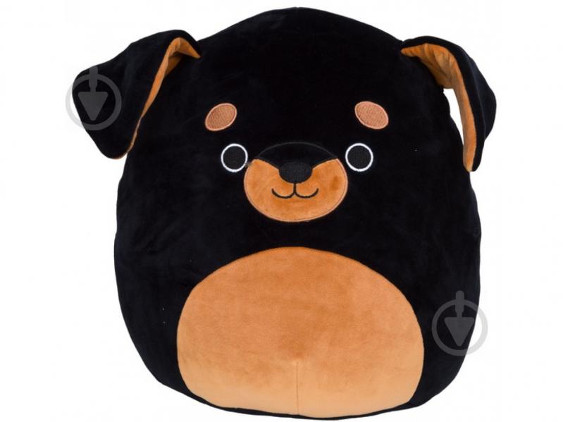 М'яка іграшка Jazwares Squishmallows Ротвейлер Матео 20 см темно-коричневий SQIF20-8BD - фото 1