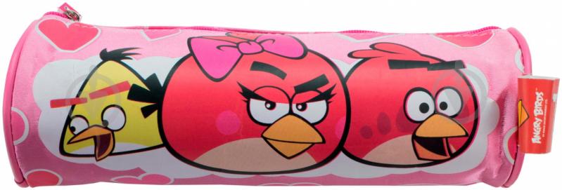 Пенал Angry Birds AB03359 Cool For School белыйкрасныйрозовый - фото 1