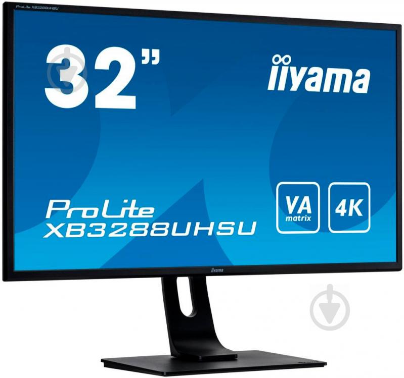 Монітор Iiyama ProLite 32" (XB3288UHSU-B1) - фото 2