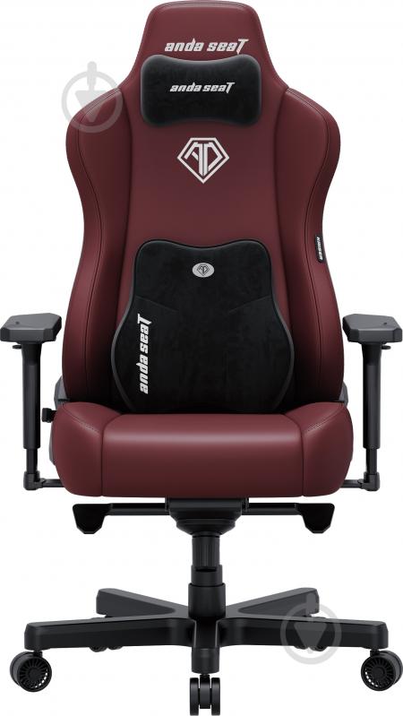 Крісло ігрове Anda Seat Kaiser 3E XL Maroon PVC бордовий - фото 1