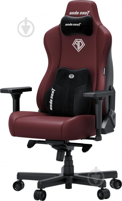 Крісло ігрове Anda Seat Kaiser 3E XL Maroon PVC бордовий - фото 3