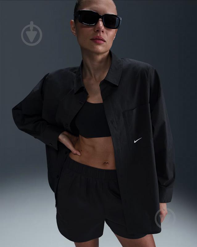 Рубашка Nike W NSW NK CHLL PPLN LS BTN TOP HJ0715-011 р. M черный - фото 4 Рубашка Nike W NSW NK CHLL PPLN LS BTN TOP HJ0715-011 р. M черный - фото 4