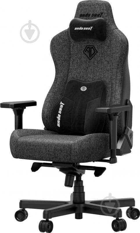 Крісло ігрове Anda Seat Kaiser 3E XL Dark Grey Fabric сірий - фото 3 Крісло ігрове Anda Seat Kaiser 3E XL Dark Grey Fabric сірий - фото 3