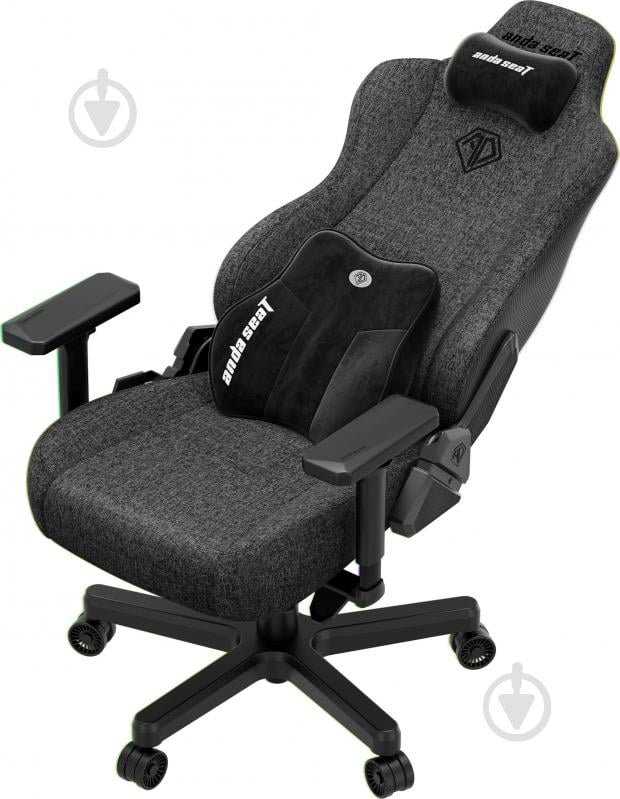 Крісло ігрове Anda Seat Kaiser 3E XL Dark Grey Fabric сірий - фото 7 Крісло ігрове Anda Seat Kaiser 3E XL Dark Grey Fabric сірий - фото 7