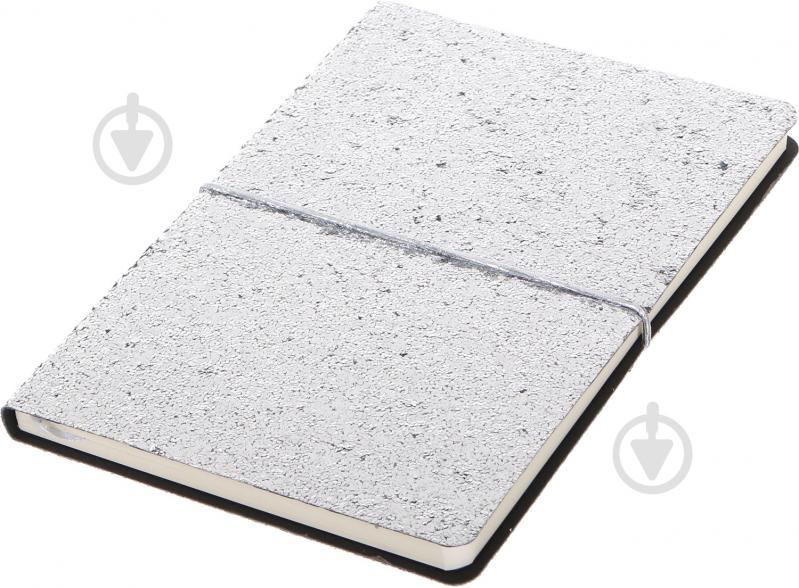 Блокнот Гламур А5 96 лист. серебряный - фото 2