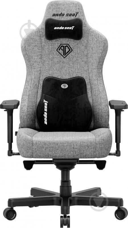Крісло ігрове Anda Seat Kaiser 3E XL Grey Fabric сірий - фото 1