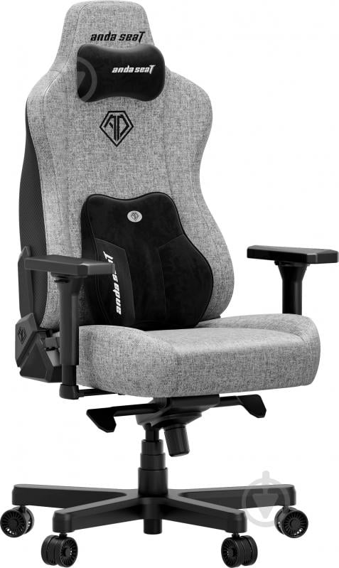 Крісло ігрове Anda Seat Kaiser 3E XL Grey Fabric сірий - фото 2