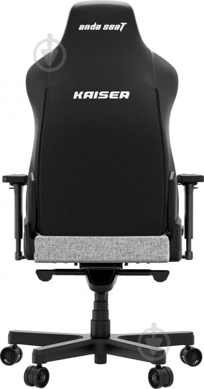 Крісло ігрове Anda Seat Kaiser 3E XL Grey Fabric сірий - фото 4