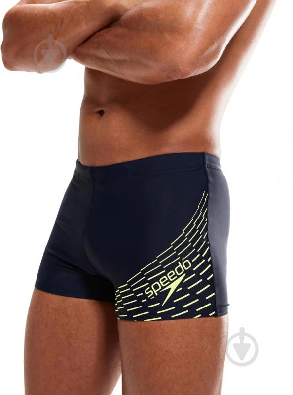 Плавки Speedo MEDLEY LOGO ASHT AM NAVY/GREEN 8-1135406872 р.38 черный - фото 5