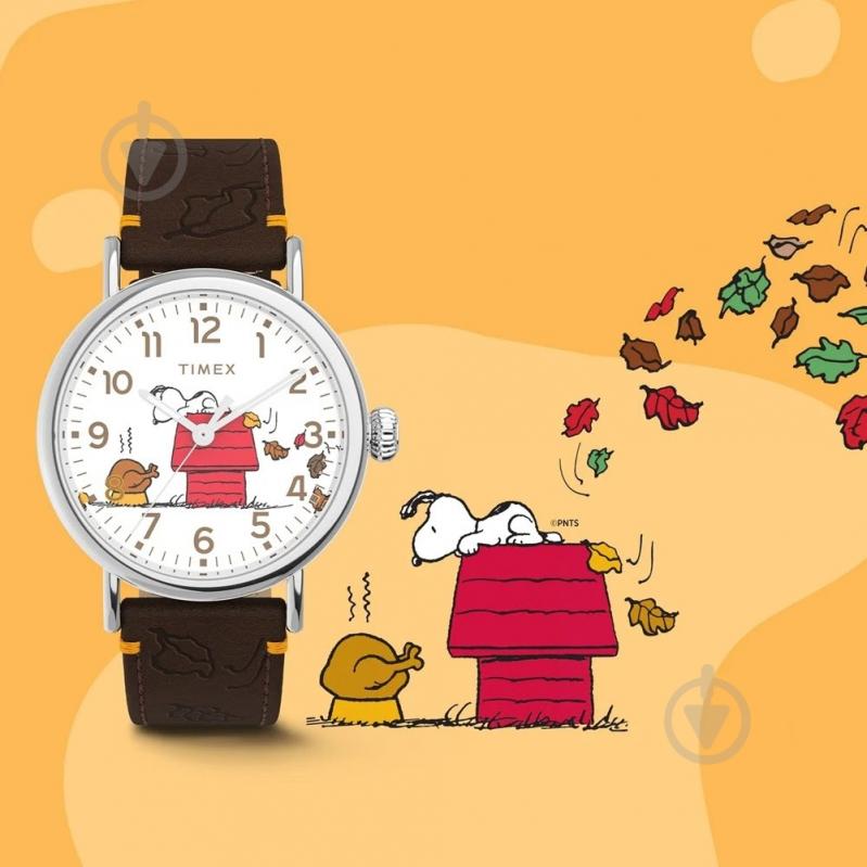 Наручные часы Peanuts Timex silver (Tx2w44300) - фото 2 Наручные часы Peanuts Timex silver (Tx2w44300) - фото 2