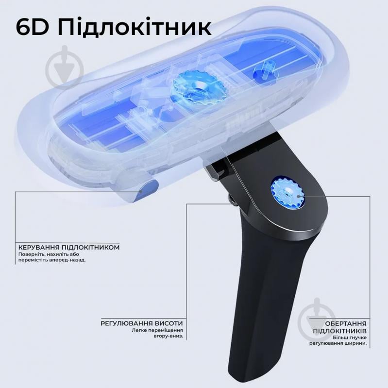 Крісло ігрове Anda Seat Kaiser 4 V2 Size XL Black Fabric чорний - фото 10