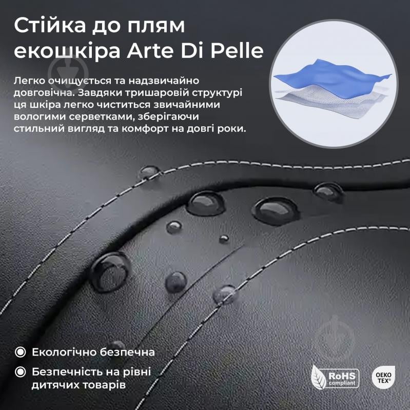 Крісло ігрове Anda Seat Kaiser 4 V2 Size XL Black Fabric чорний - фото 13