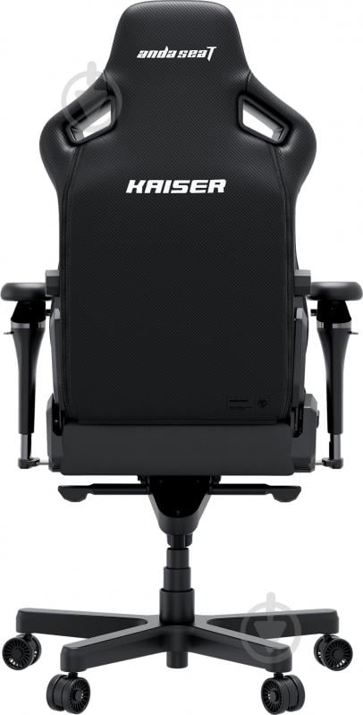 Крісло ігрове Anda Seat Kaiser 4 V2 Size XL Black Fabric чорний - фото 5