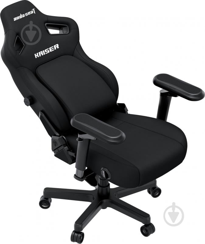 Крісло ігрове Anda Seat Kaiser 4 V2 Size XL Black Fabric чорний - фото 7