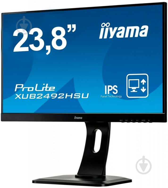 Монитор Iiyama ProLite 23,8" (XUB2492HSU-B1 A) - фото 3 Монитор Iiyama ProLite 23,8" (XUB2492HSU-B1 A) - фото 3