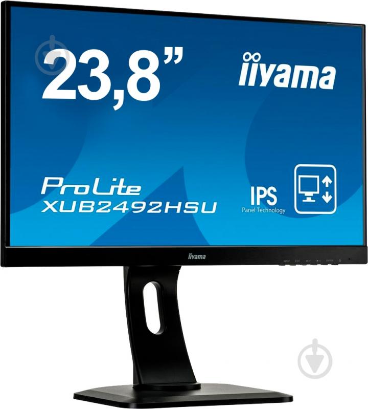 Монитор Iiyama ProLite 23,8" (XUB2492HSU-B1 A) - фото 2 Монитор Iiyama ProLite 23,8" (XUB2492HSU-B1 A) - фото 2