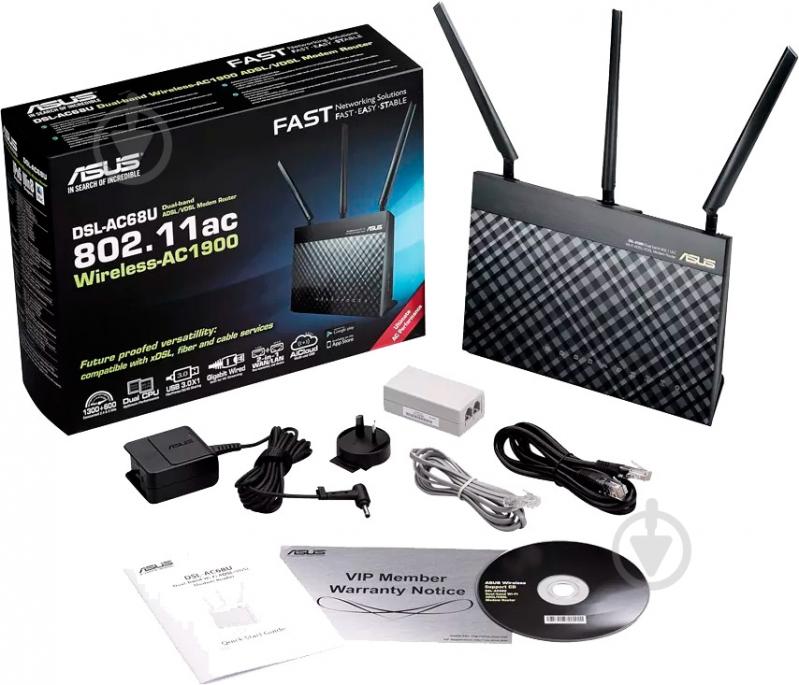 Wi-Fi-роутер Asus DSL-AC68U - фото 5
