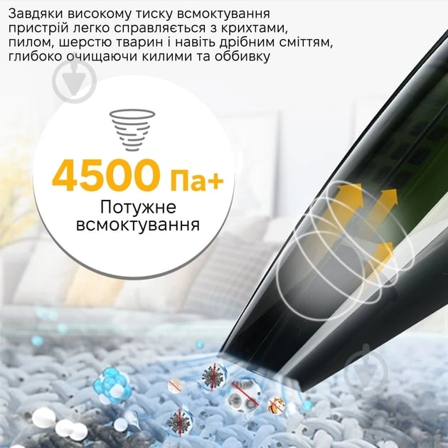Пилосос автомобільний Inspire A-016 - фото 5
