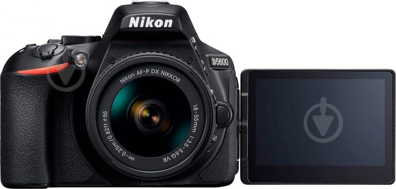 Фотоаппарат Nikon D5600 AF-P 18-55mm VR Kit black - фото 3