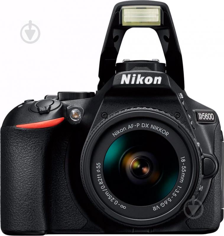 Фотоаппарат Nikon D5600 AF-P 18-55mm VR Kit black - фото 1