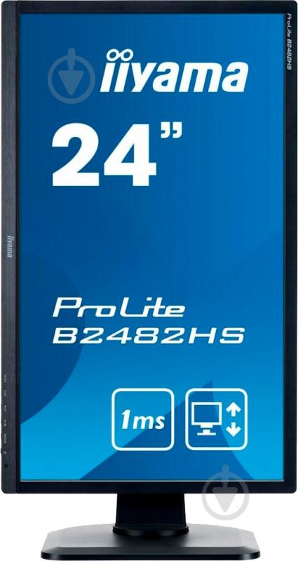 Монитор Iiyama ProLite 24" (B2482HS-B1) - фото 4