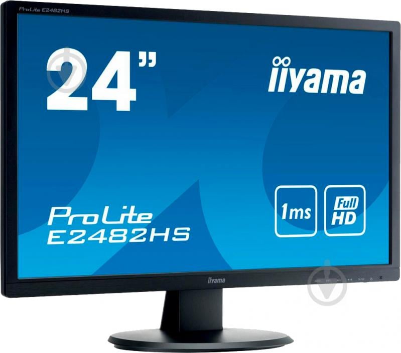 Монитор Iiyama ProLite 24" (E2482HS-B1) - фото 3