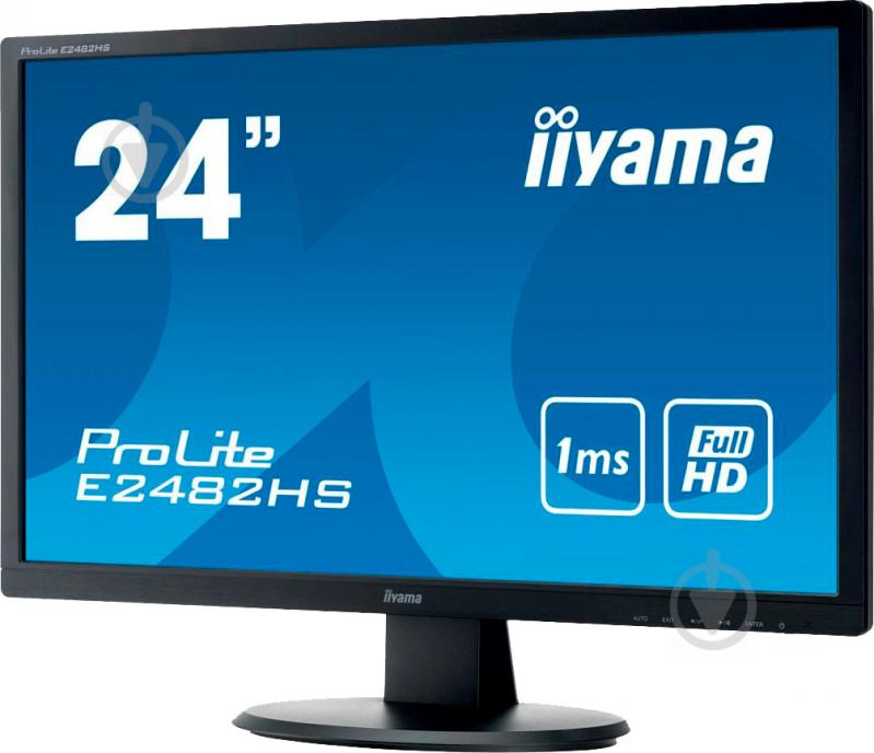 Монитор Iiyama ProLite 24" (E2482HS-B1) - фото 1