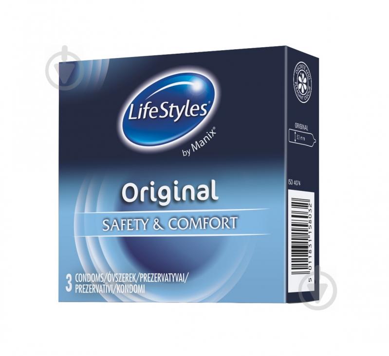 Презервативи LifeStyles ORIGINAL 3 шт. - фото 1